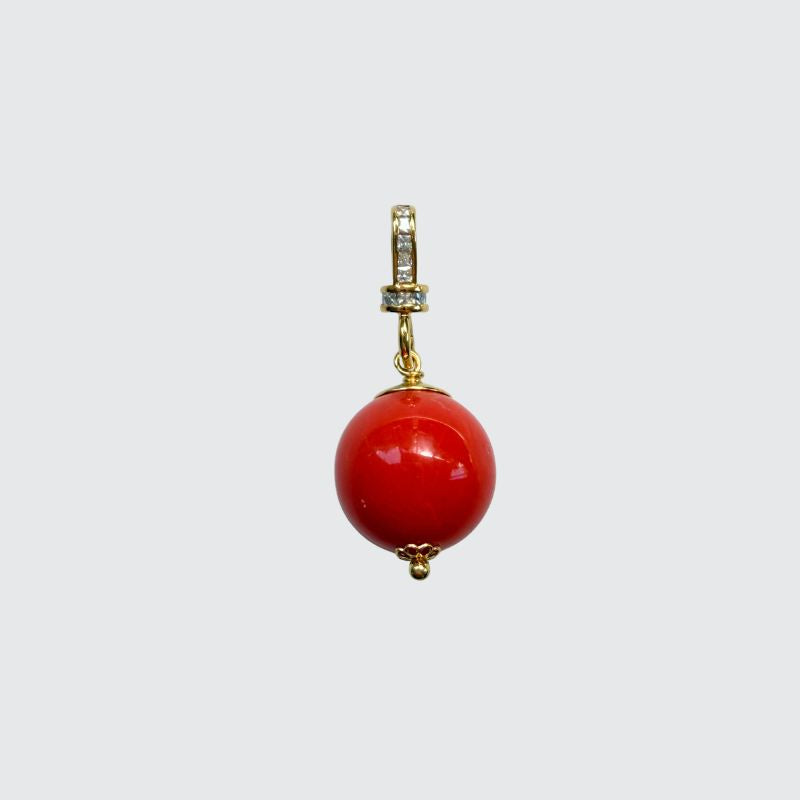 Charm Bead Orange