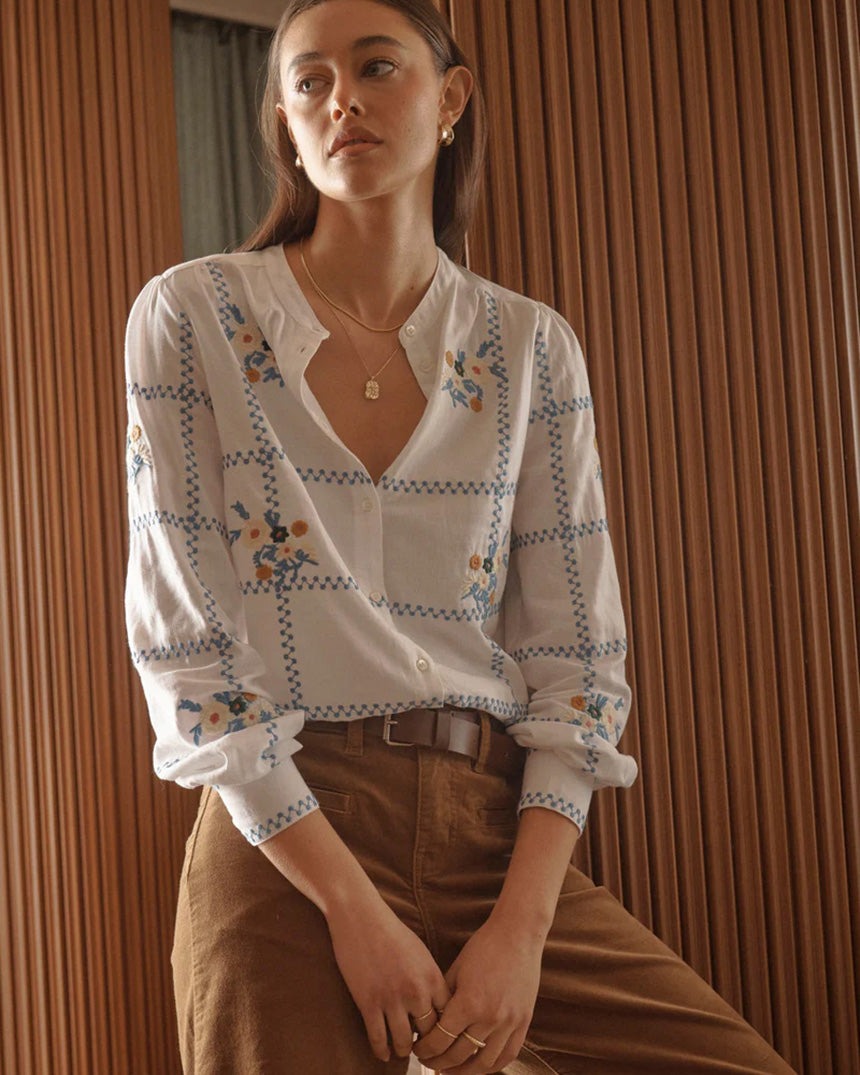 Carol Shirt Coconut White