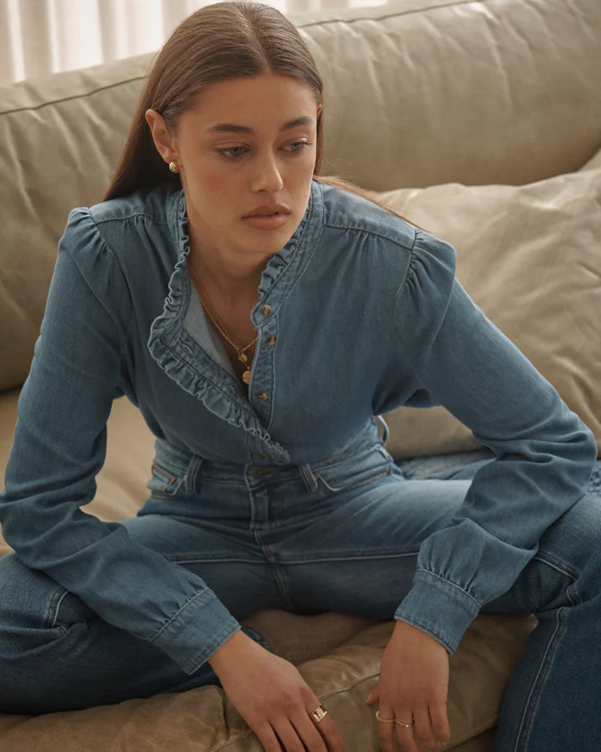 Yolanda Shirt Hermosa Blue