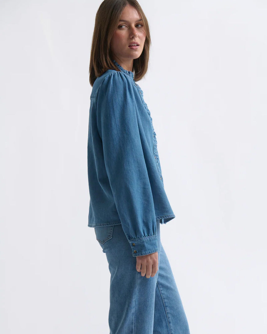 Yolanda Shirt Hermosa Blue