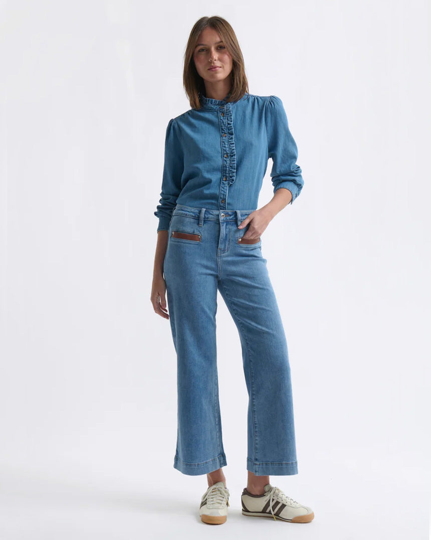 Yolanda Shirt Hermosa Blue