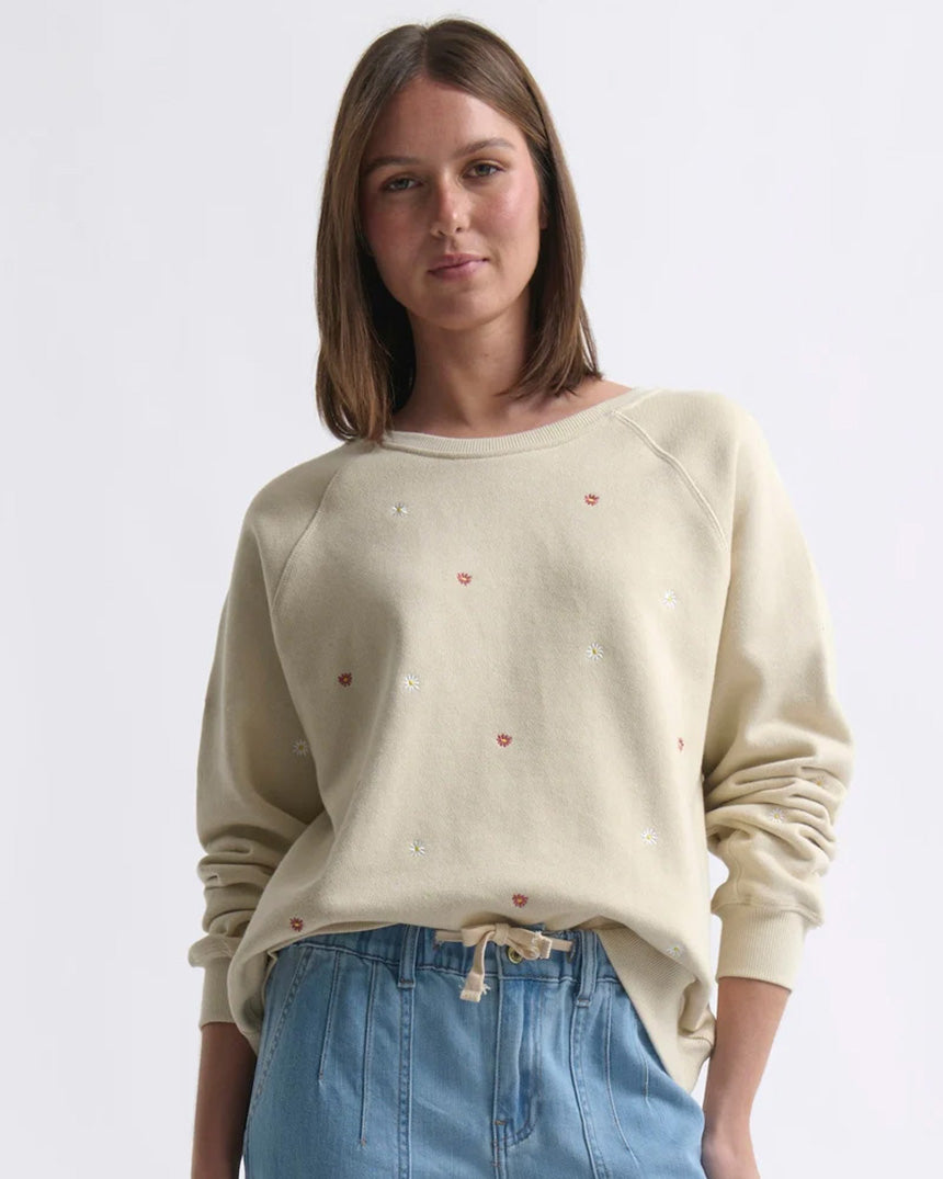 Patti Sweatshirt Daisy Vanilla