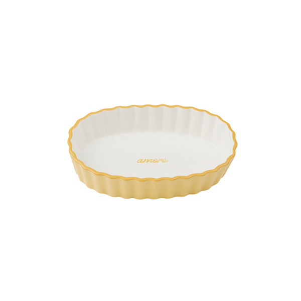 Noto Oval Amore Baking Dish Yellow