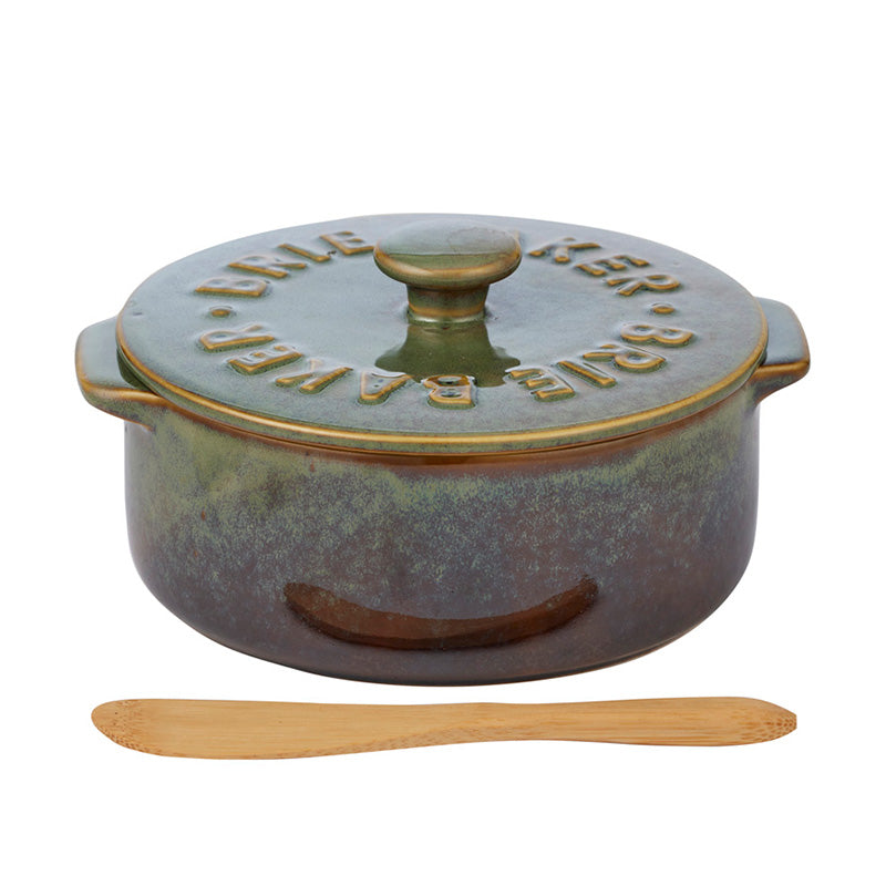 Loire Ceramic Brie Baker Olive