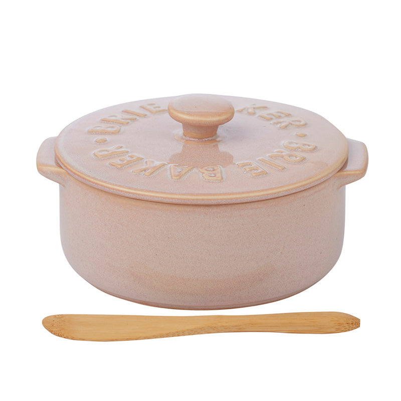 Loire Ceramic Brie Baker Blush Pink