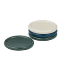 Orb Ceramic Coasters Set of 4 Teal Multi