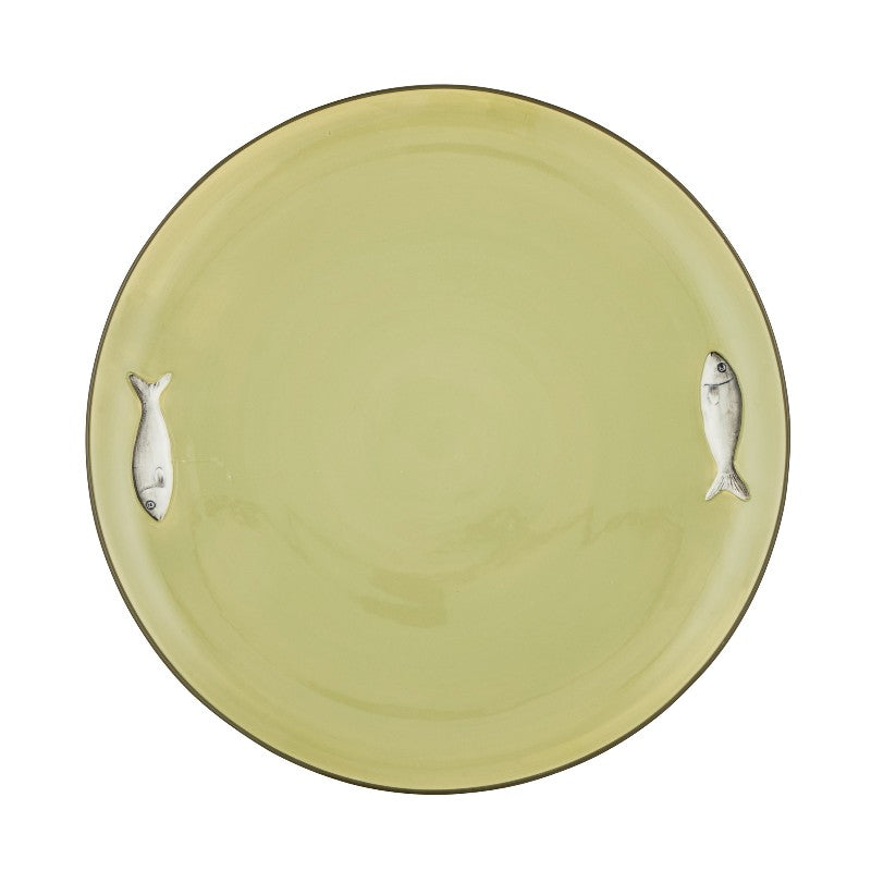 Porto Round Ceramic Sardine Platter