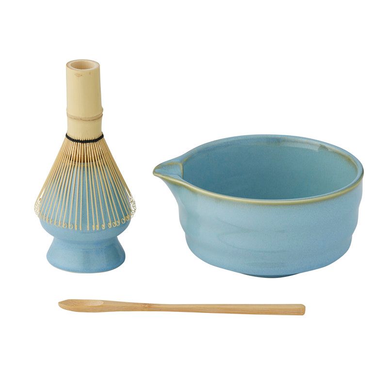Osaka Ceramic Matcha Set Sky Blue