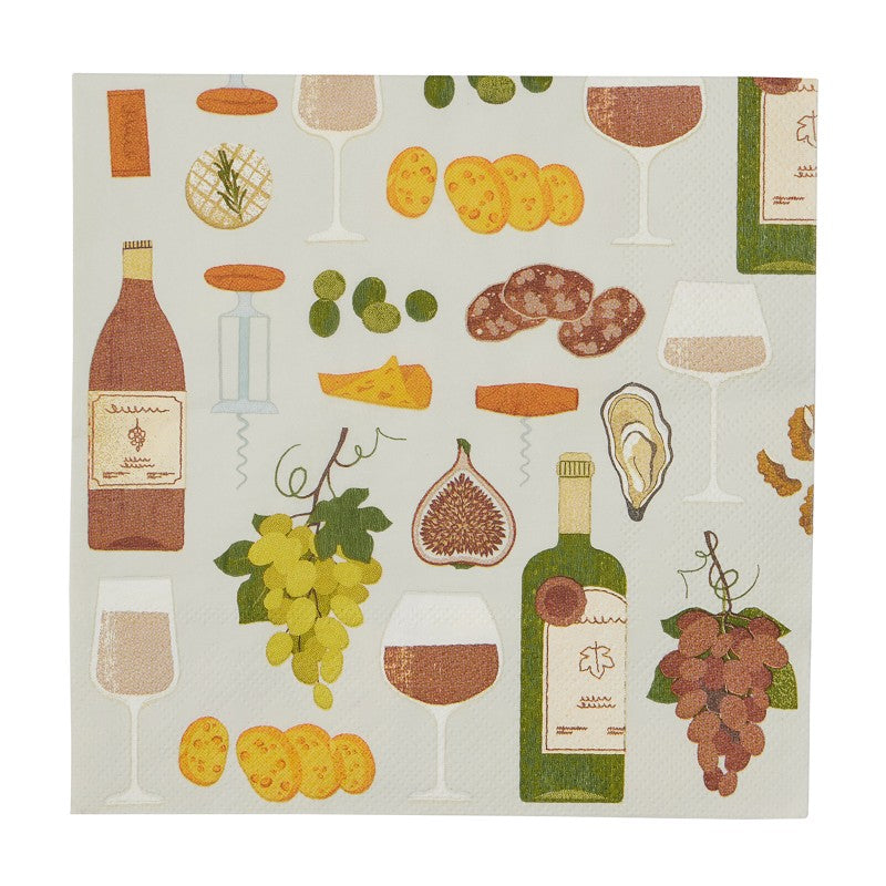 L'Heure du Vin Paper Napkins Pack of 20