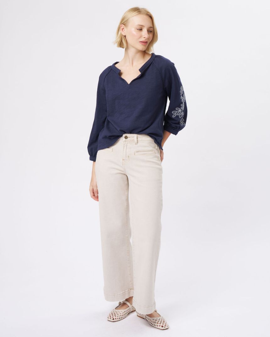 Kimberley Top Shadow Blue