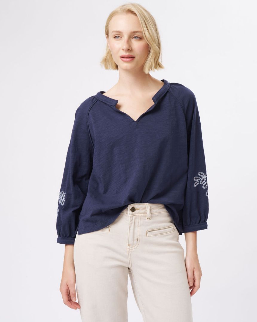 Kimberley Top Shadow Blue