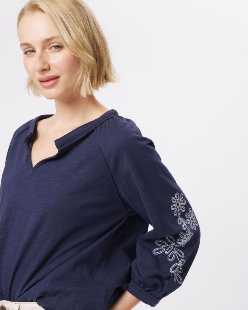 Kimberley Top Shadow Blue