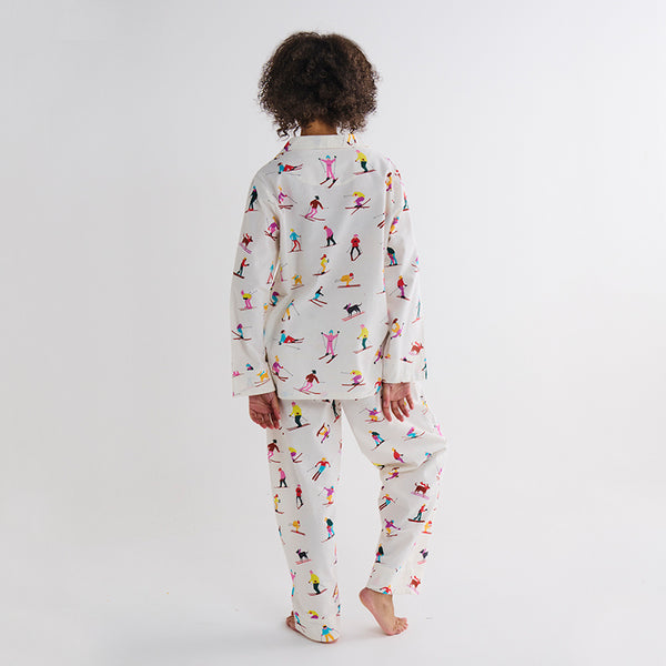 Snow Bunnies Flannelette Long Sleeve Shirt & Pant Pyjamas
