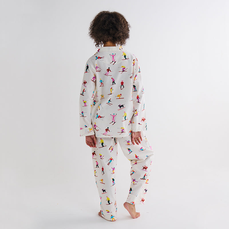 Snow Bunnies Flannelette Long Sleeve Shirt & Pant Pyjamas