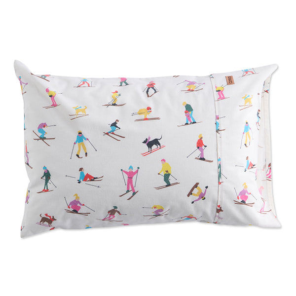 Snow Bunnies Flannelette Pillowcase Single