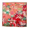 Silk Scarf Gateaux Coral