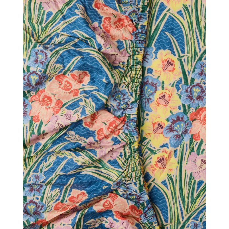 Anna Spiro Gladiolus Cotton Fitted Sheet