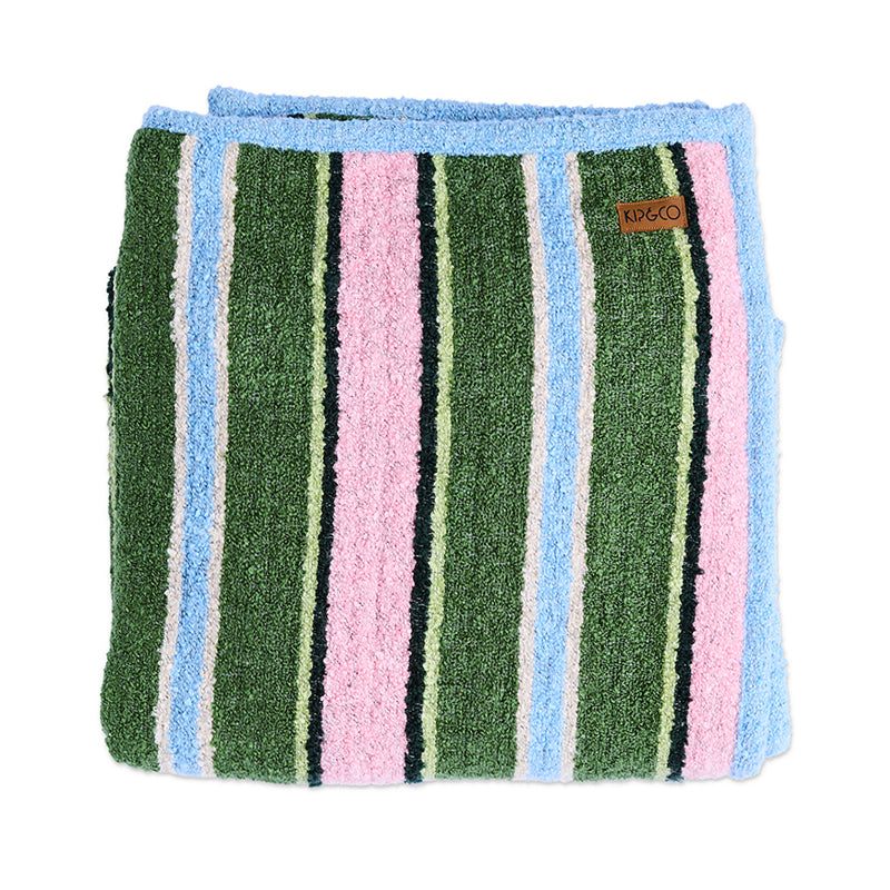 Cactus Stripe Boucle Blanket