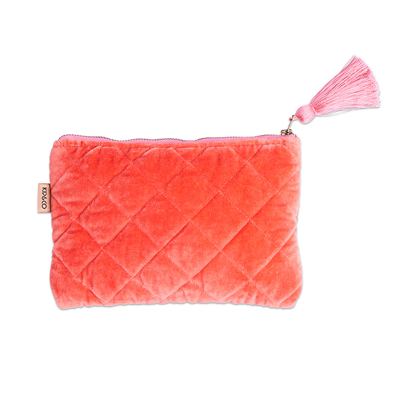 Poppy Queen Velvet Cosmetics Purse