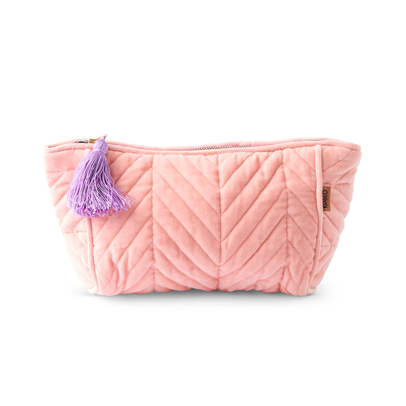 Sherbet Velvet Toiletry Bag
