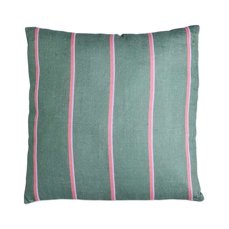 Wakame Crush Stripe Square Lounge Cushion