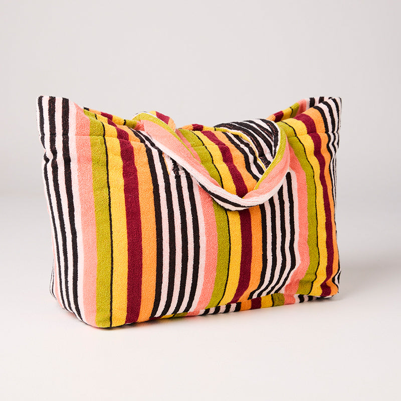 Casablanca Stripe Terry Oversized Beach Bag