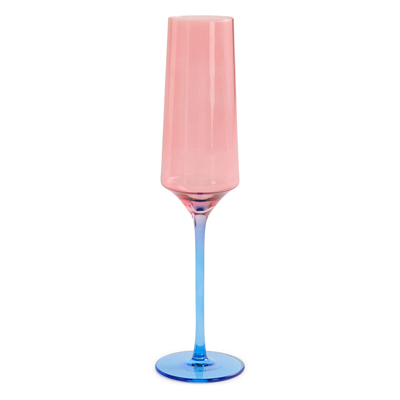 Blue Robin Champagne Glass Set of 2