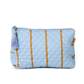 Como Stripe Quilted Cotton Toiletry Purse