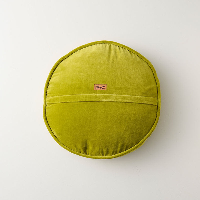 Pear Velvet Pea Cushion