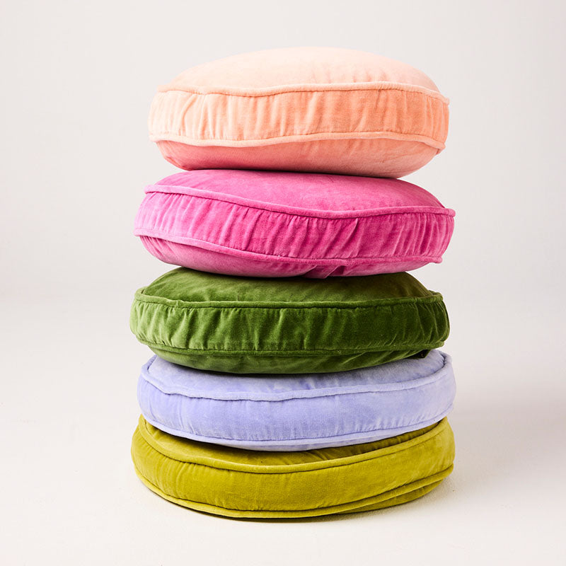 Jacaranda Velvet Pea Cushion