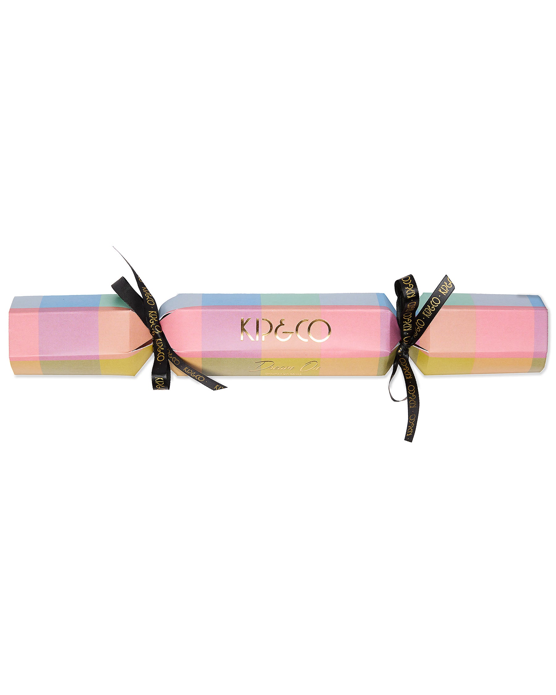 Florida Tartan Velvet Eye Mask