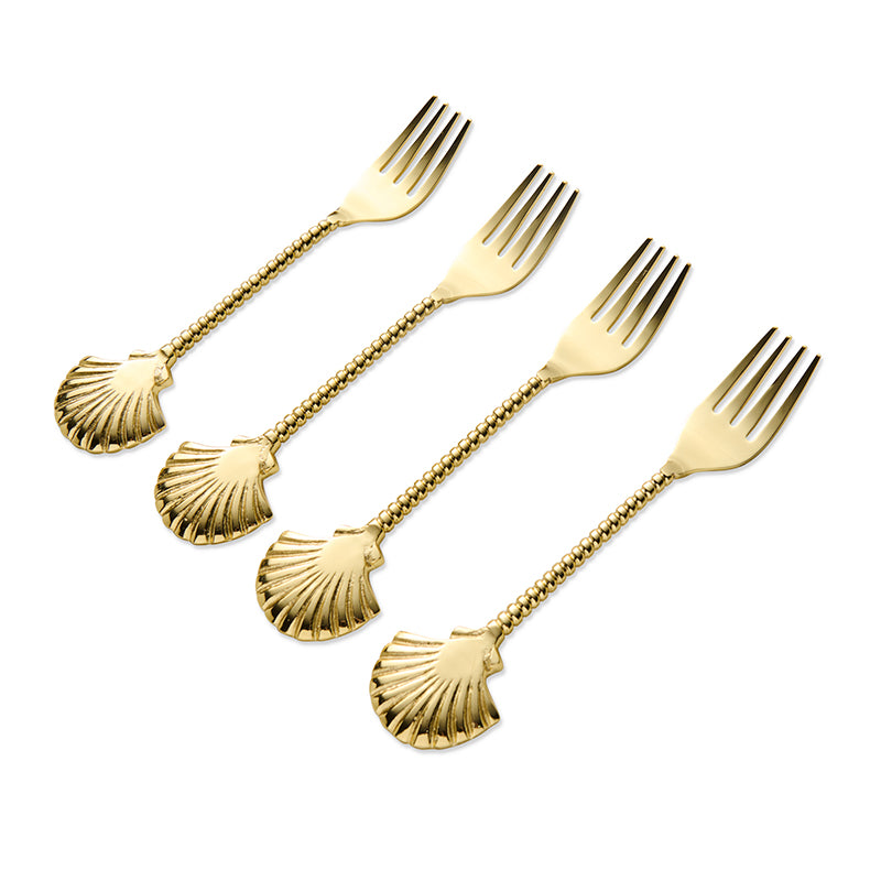 Island Shells Oyster Fork Set of 4
