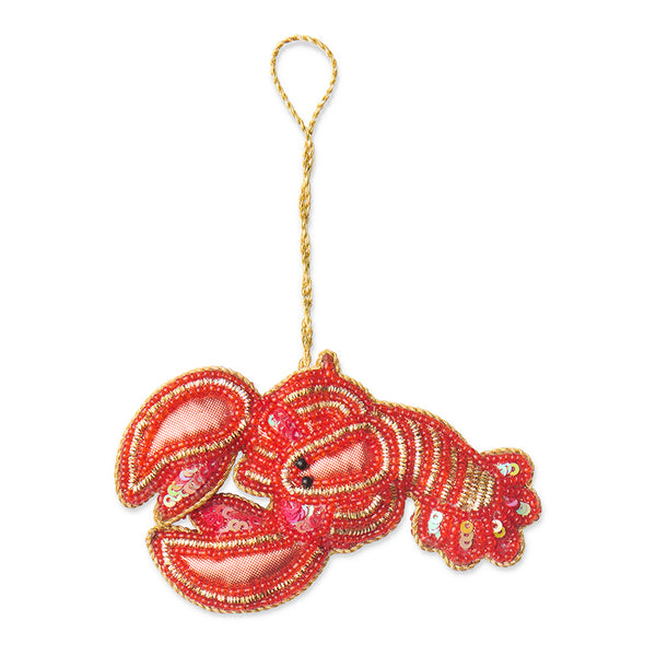 Lobster Beaded Decoration