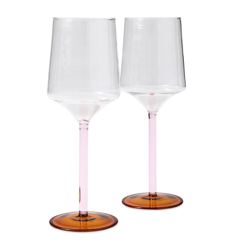 Marshmallow and Marmalade Vino Glass Set of 2
