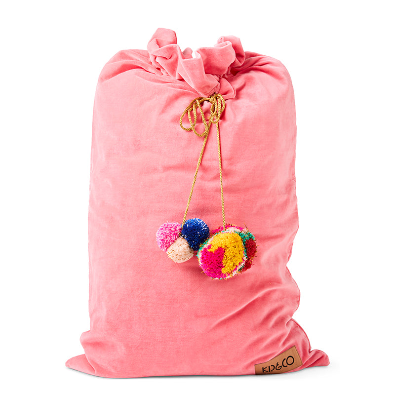 Pink Lemonade Velvet Santa Sack