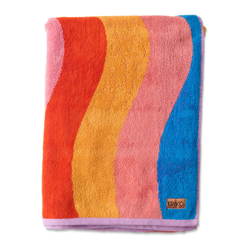Surfs Up Terry Beach Towel