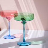 Blue Robin Margarita Glass Set of 2