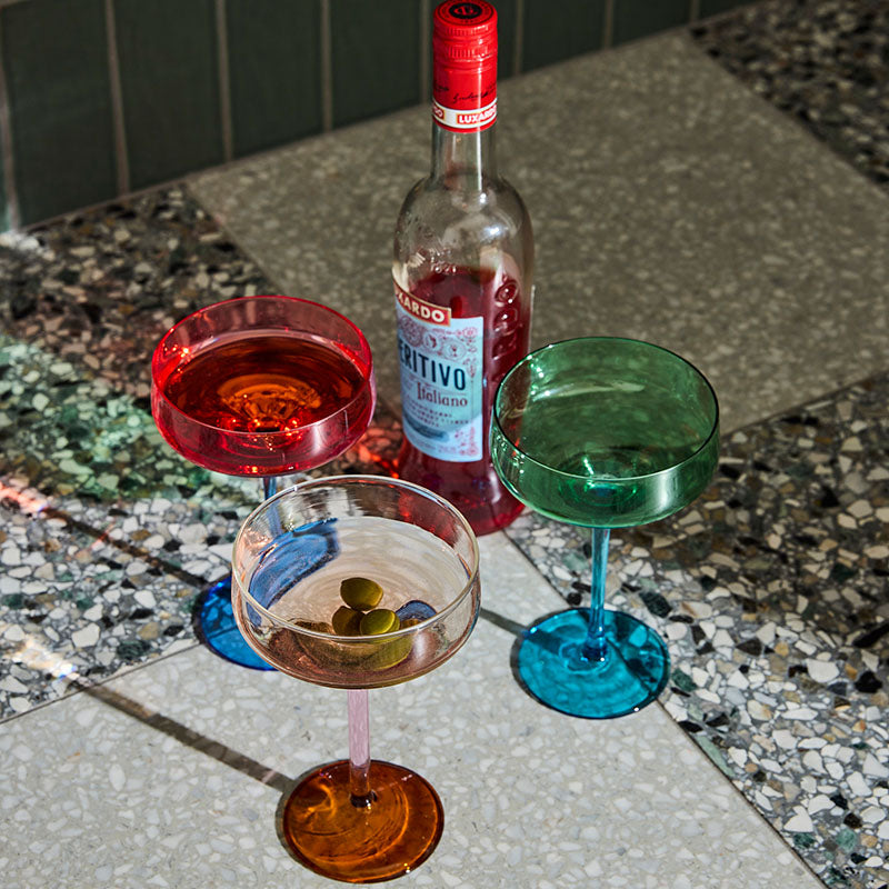 Marshmallow and Marmalade Margarita Glass Set of 2