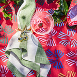 Cherry Pie Brass Napkin Rings Set of 4