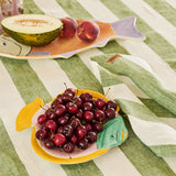 Moss Stripe Tablecloth Large 180x350cm
