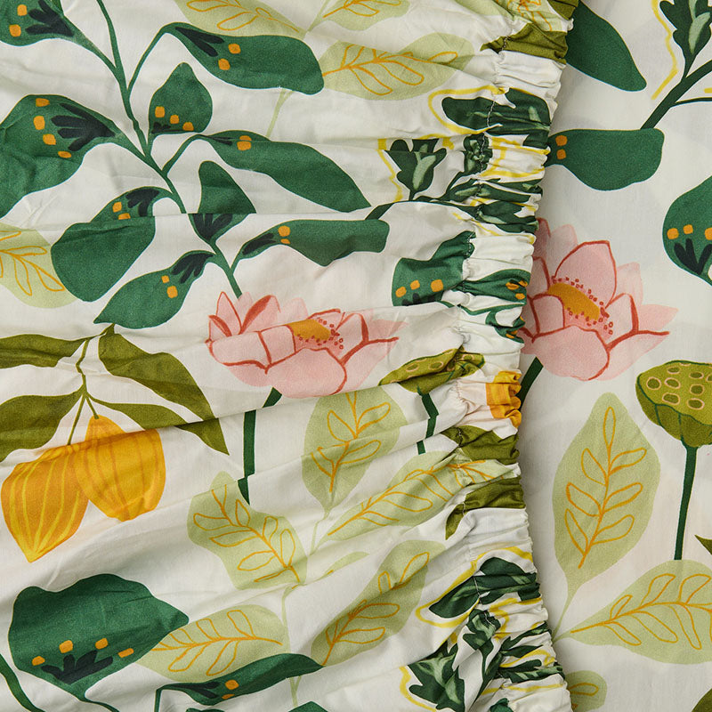 Wander Cotton Fitted Sheet