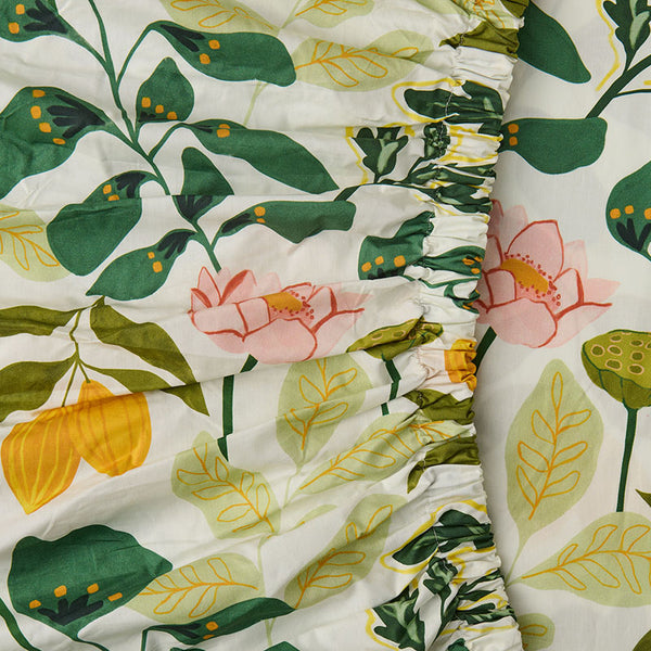Wander Cotton Fitted Sheet