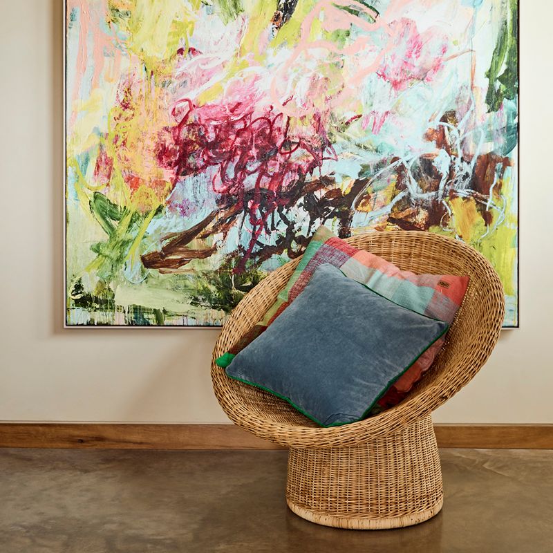 Cloud Break Velvet Cushion