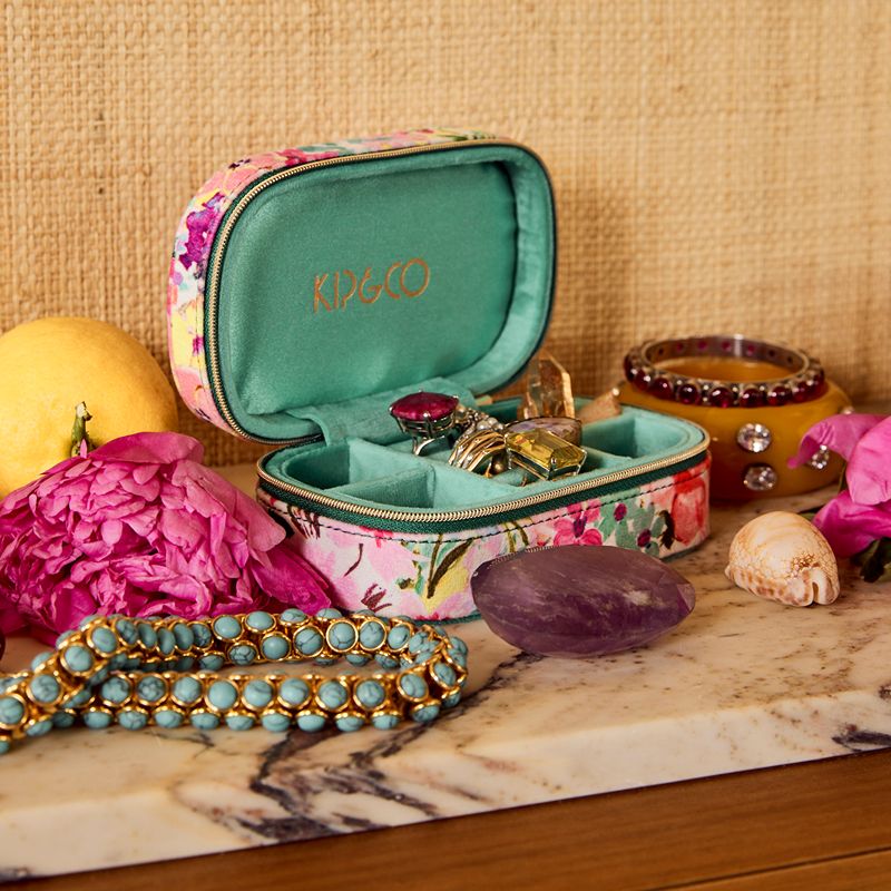 Alfresco Travel Velvet Jewellery Box