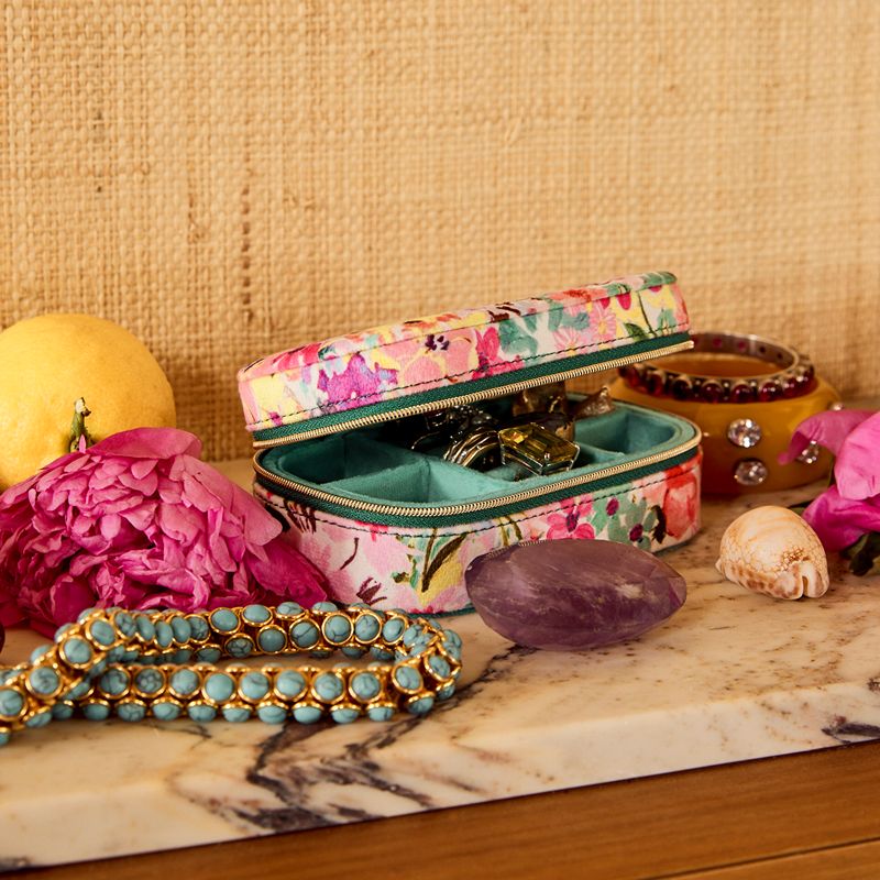 Alfresco Travel Velvet Jewellery Box