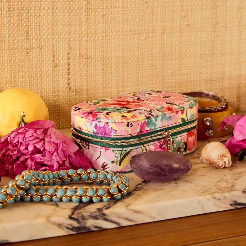 Alfresco Travel Velvet Jewellery Box