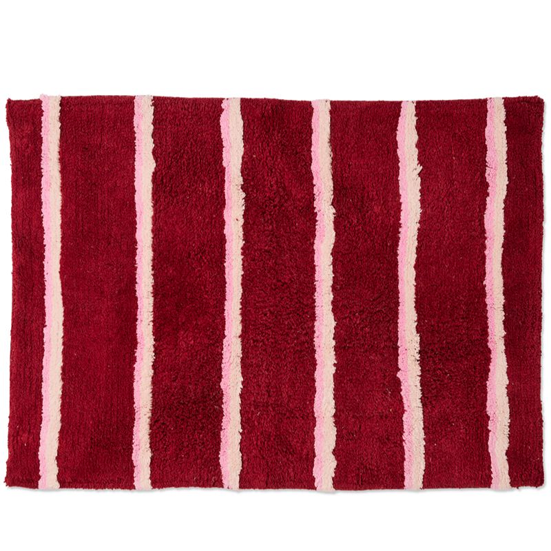 Ruby Rose Stripe Bath Mat