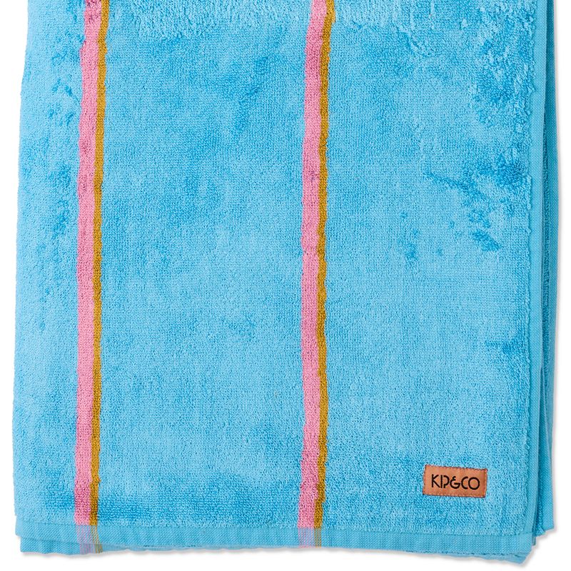 Aegean Stripe Bamboo Terry Hand Towel