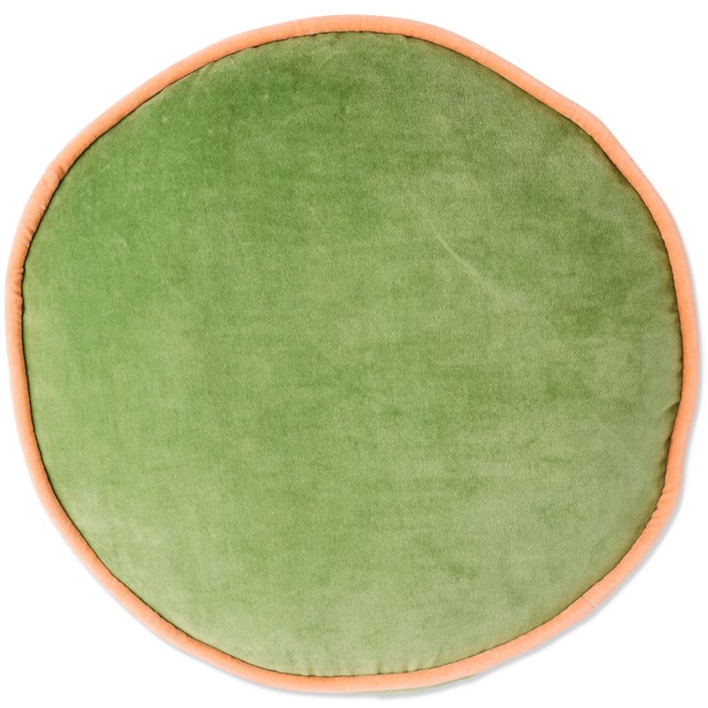 Pesto Velvet Pea Cushion
