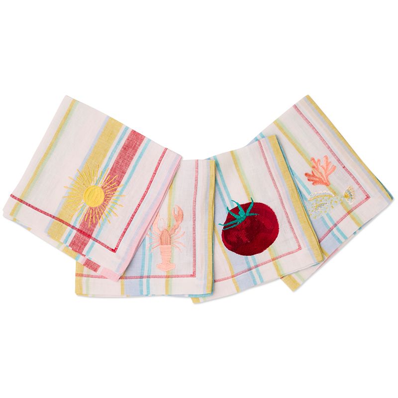 Bellissimo Stripe Napkins Set of 4